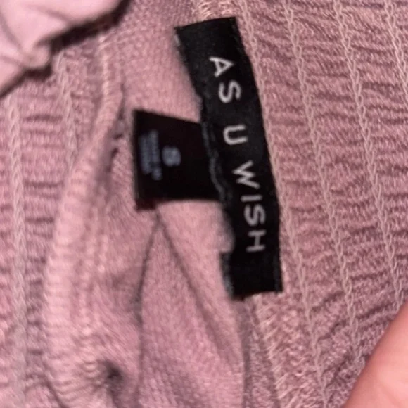 As U Wish Tiered Mauve Skirt - Picture 4 of 4